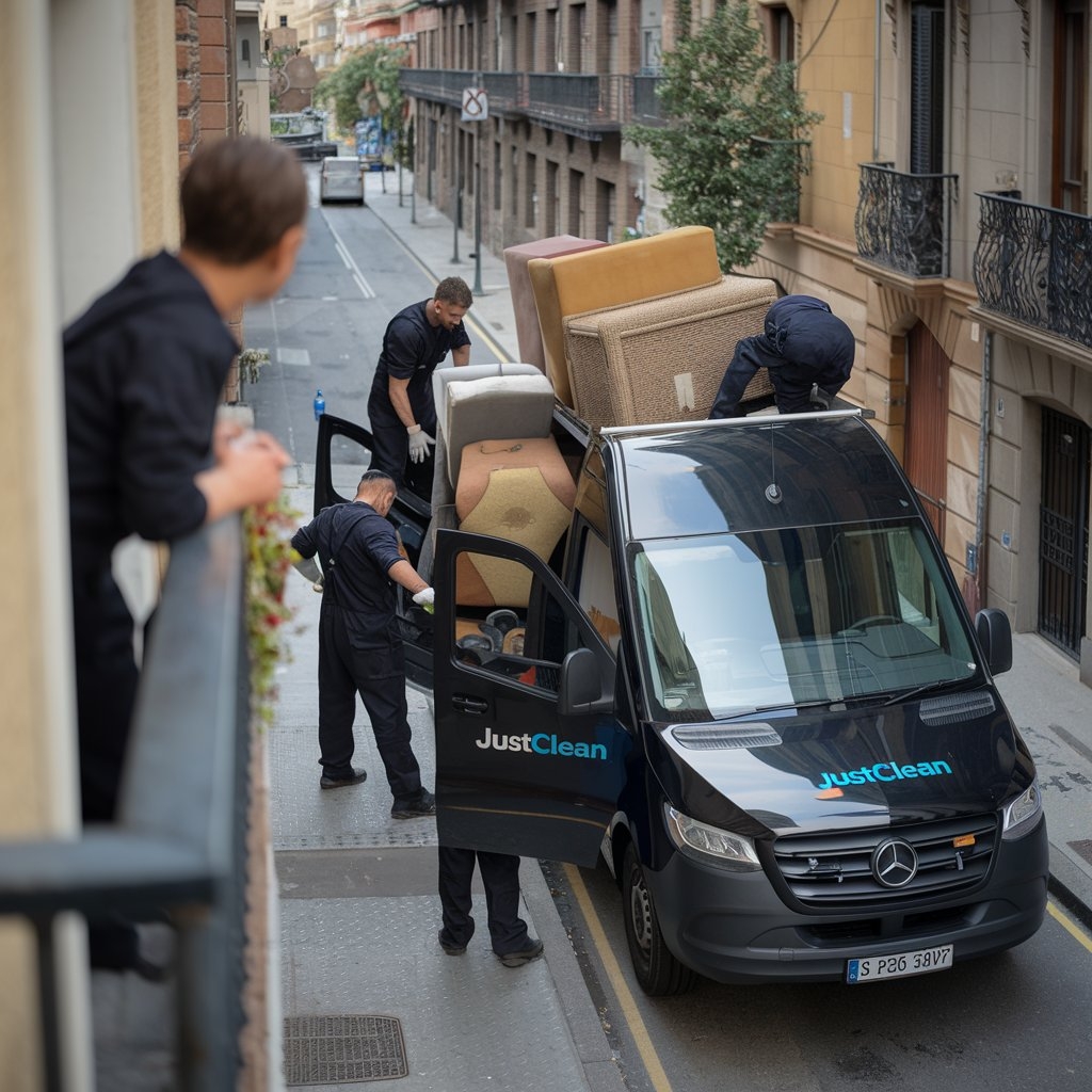 Vaciado de viviendas afectadas por síndrome de Diógenes en El Masnou