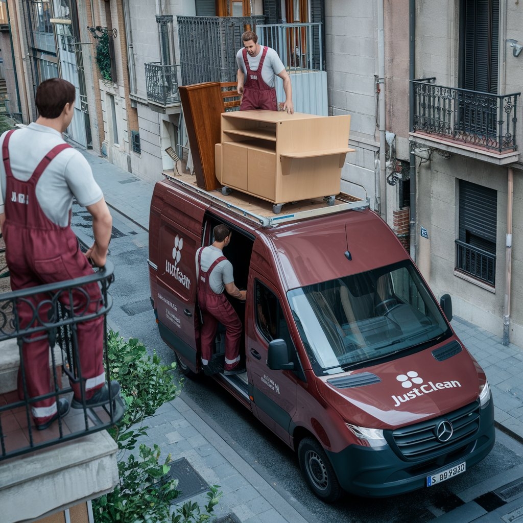 Vaciado de viviendas afectadas por síndrome de Diógenes en Sant Feliu de Llobregat